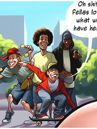 Cartoon porn. Bitch seems pretty from it at this moment. We can keep the girl like that and somebody screws the female once again