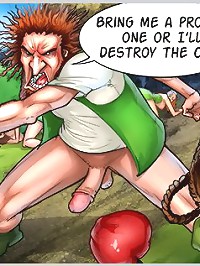 Bring me a proper one or I will destroy your cartoon city with my big cock