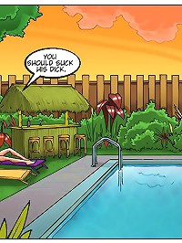 Alluring wives dreaming about BBC in cuckold cartoon porn