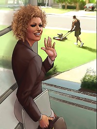 Big black guy and skinny white girl watching porn interracial cartoons