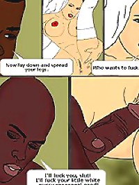 A black groom and his buddies arranged a hardcore interracial toons porn team cream